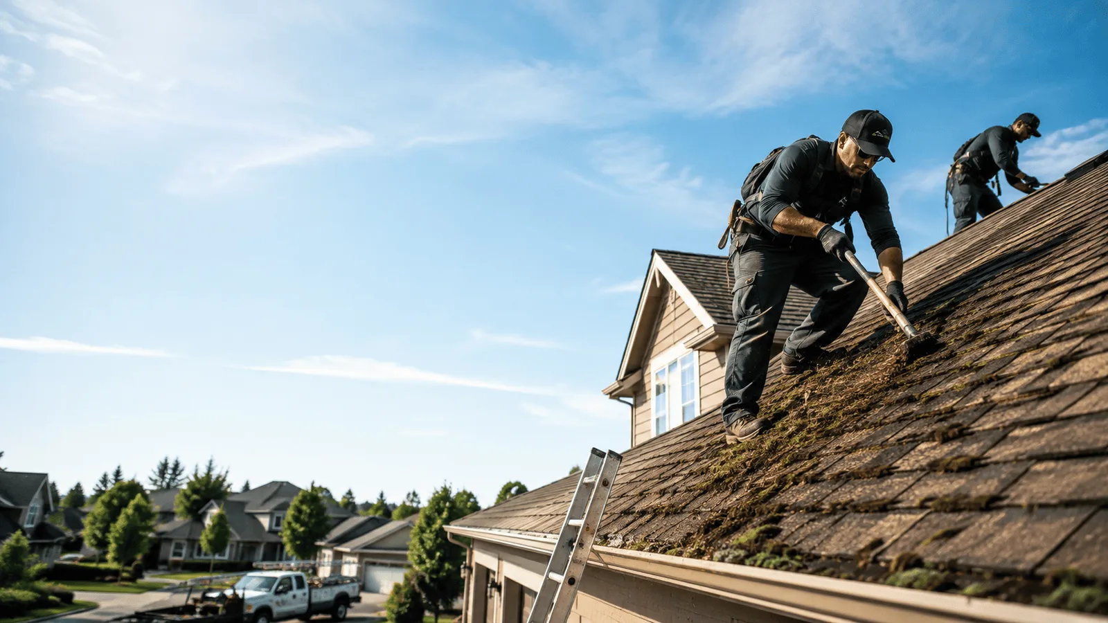 Roof Moss Removal in Adrian, MI near me